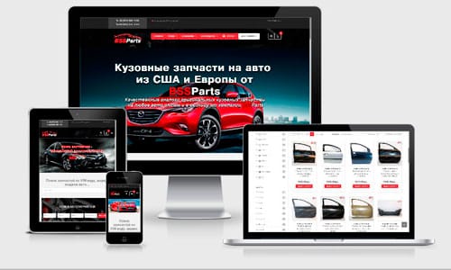 Создание интернет магазина автозапчастей BSS Parts