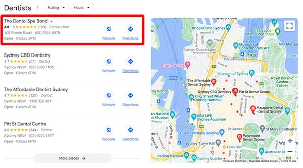 Контекстная реклама 7 Реклама Google Карты